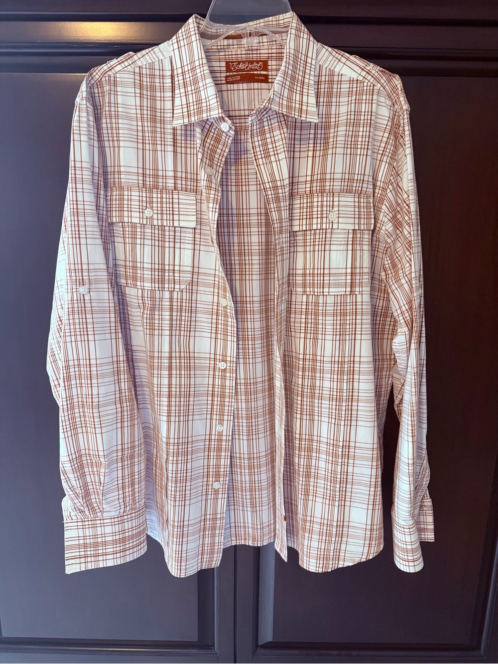 ecko unltd plaid button up 🤎 XL